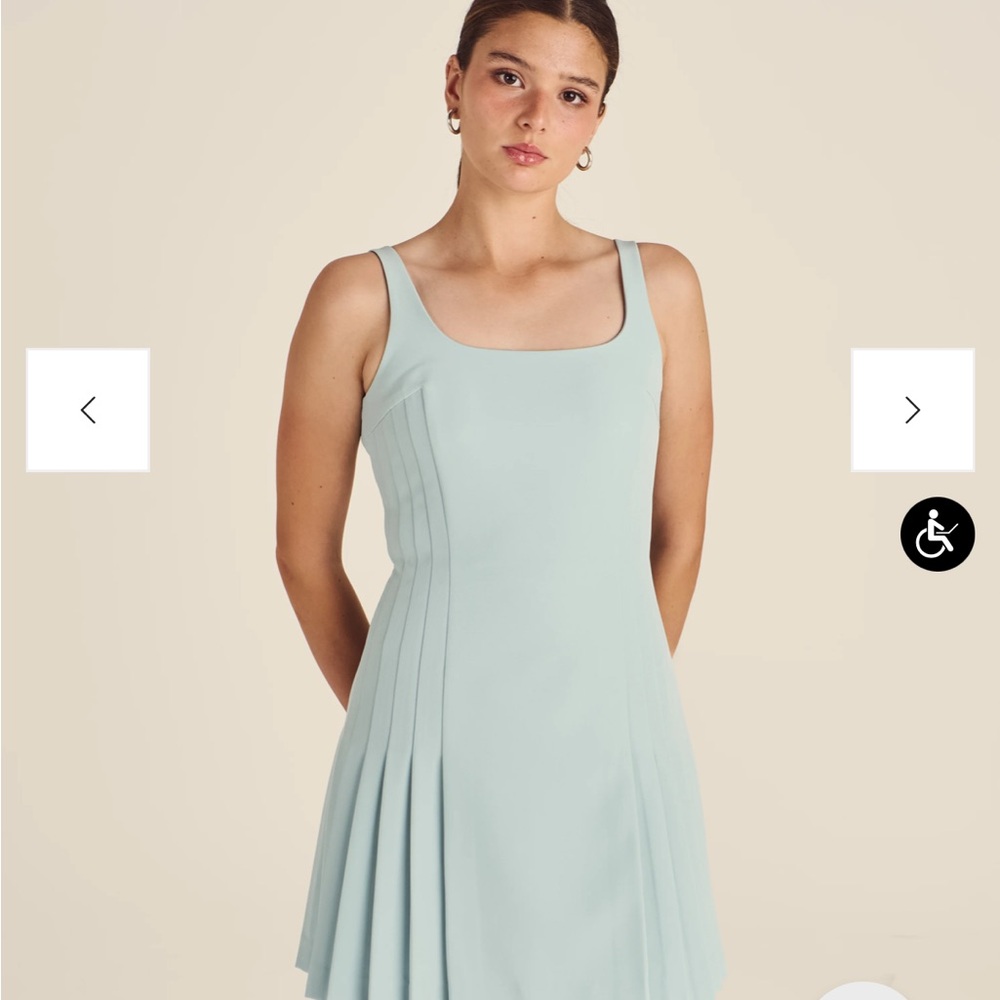 Malbon Gia Pleated Mini Dress